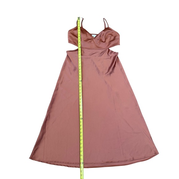 House of Harlow 1960 Maxi Dress XL Bronze Cutout Strap‎ Backle Formal Events - Picture 9 of 12